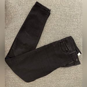 Zara high waisted black jeans